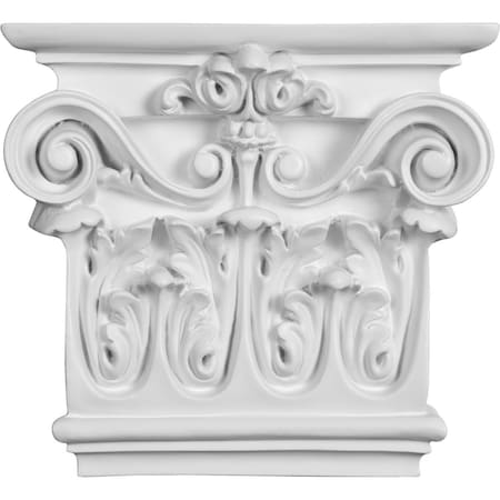 Ekena Millwork 7 1/2"W x 8 5/8"H x 2 1/2"P Artis Onlay Capital (Fits Pilasters up to 5 1/4"W x 1/2"D) CAP09X07X03AR